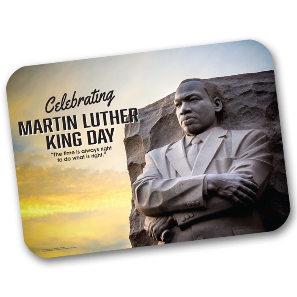 Placemats, 14 x 19 Inch, Paper, Martin Luther King Jr. Day, 1 Each,250 - 1 COUNT