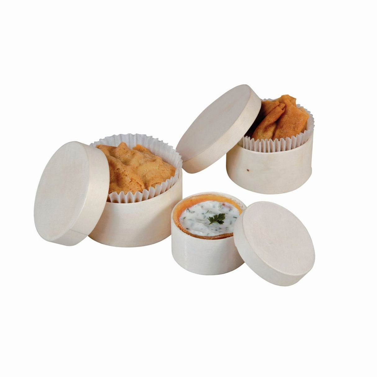 Cup Set, Assorted Size, Wood,96 - 3 PIECE