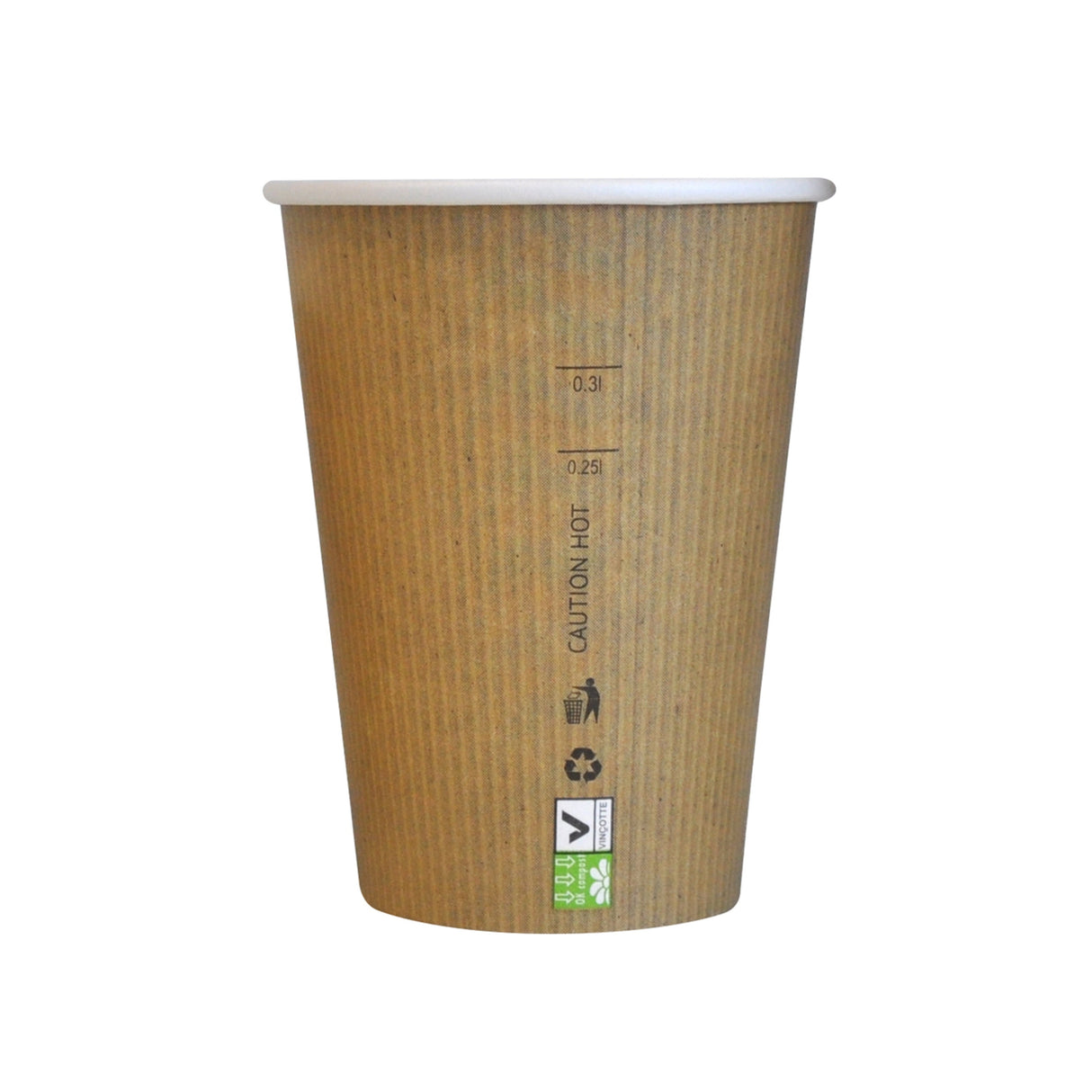 Cups, Zen 12 Ounce, Paper, Kraft, 3.5 x 4.4 Inch,20 - 50 COUNT