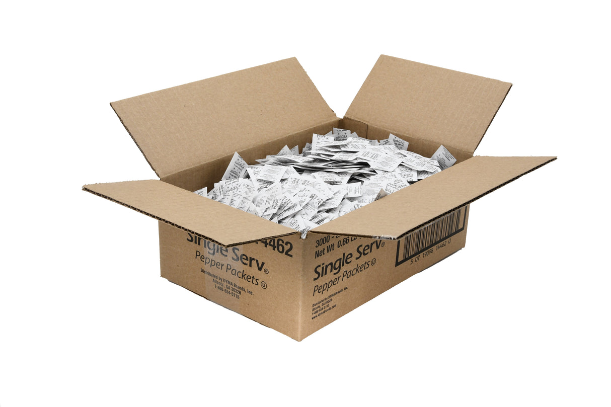 Pepper, Packets,3000 - 0.1 Gram Avg