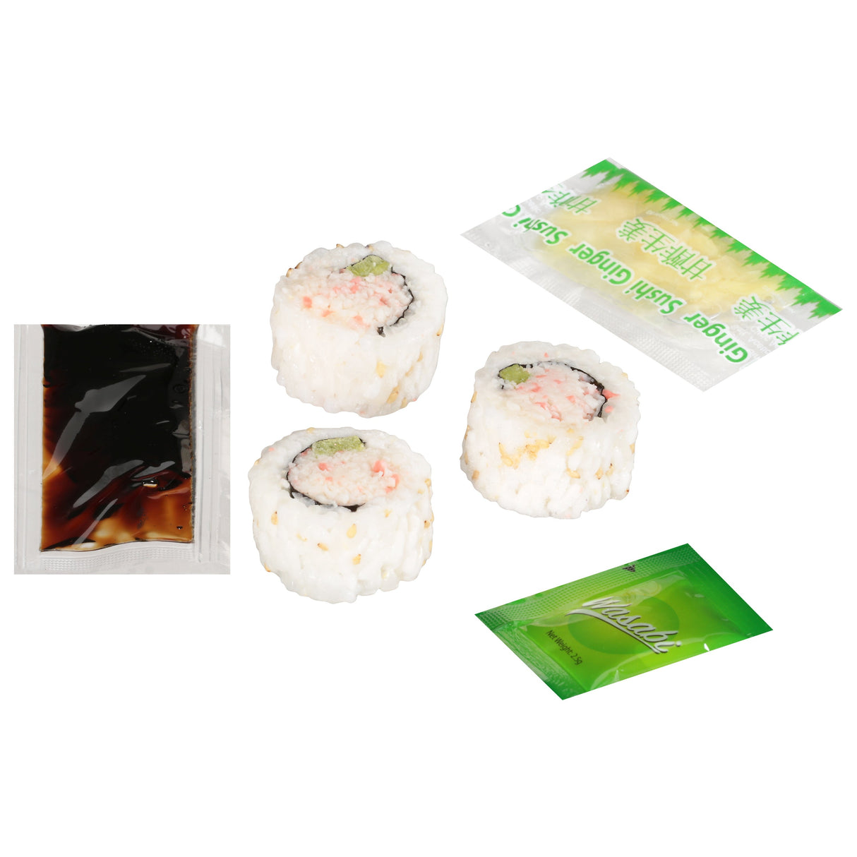 Sushi Rolls, Classic California, Cooked, Frozen, 0.75 Ounce,4 - 8 COUNT