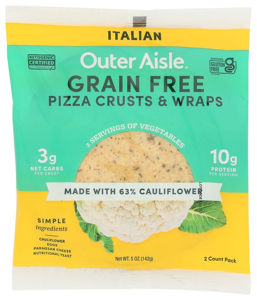 Crust, Cauliflower Pizza, Italian, 2.5 Ounce,12 - 2 COUNT
