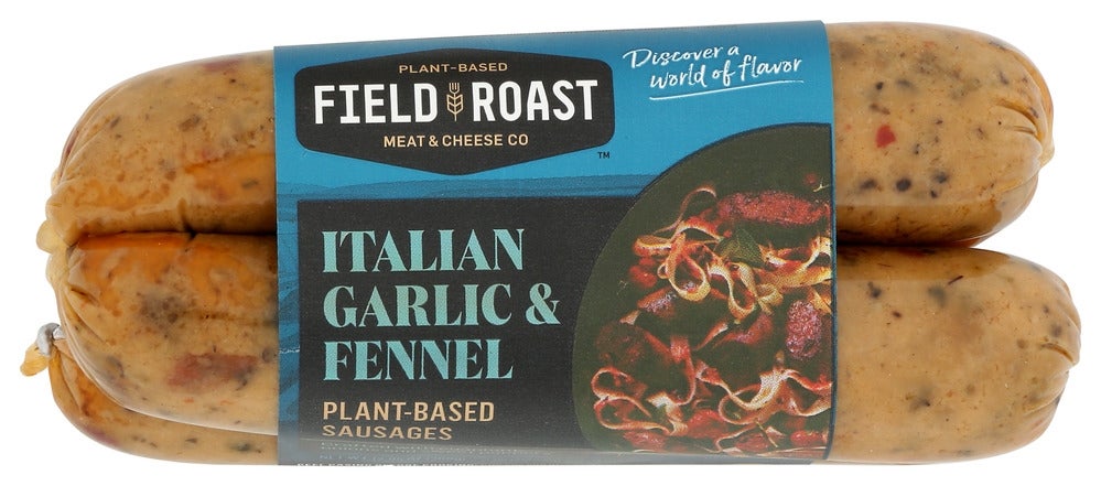 Sausage, Plant-Based, Italian Garlic & Fennel, 3.24 Ounce,6 - 4 COUNT