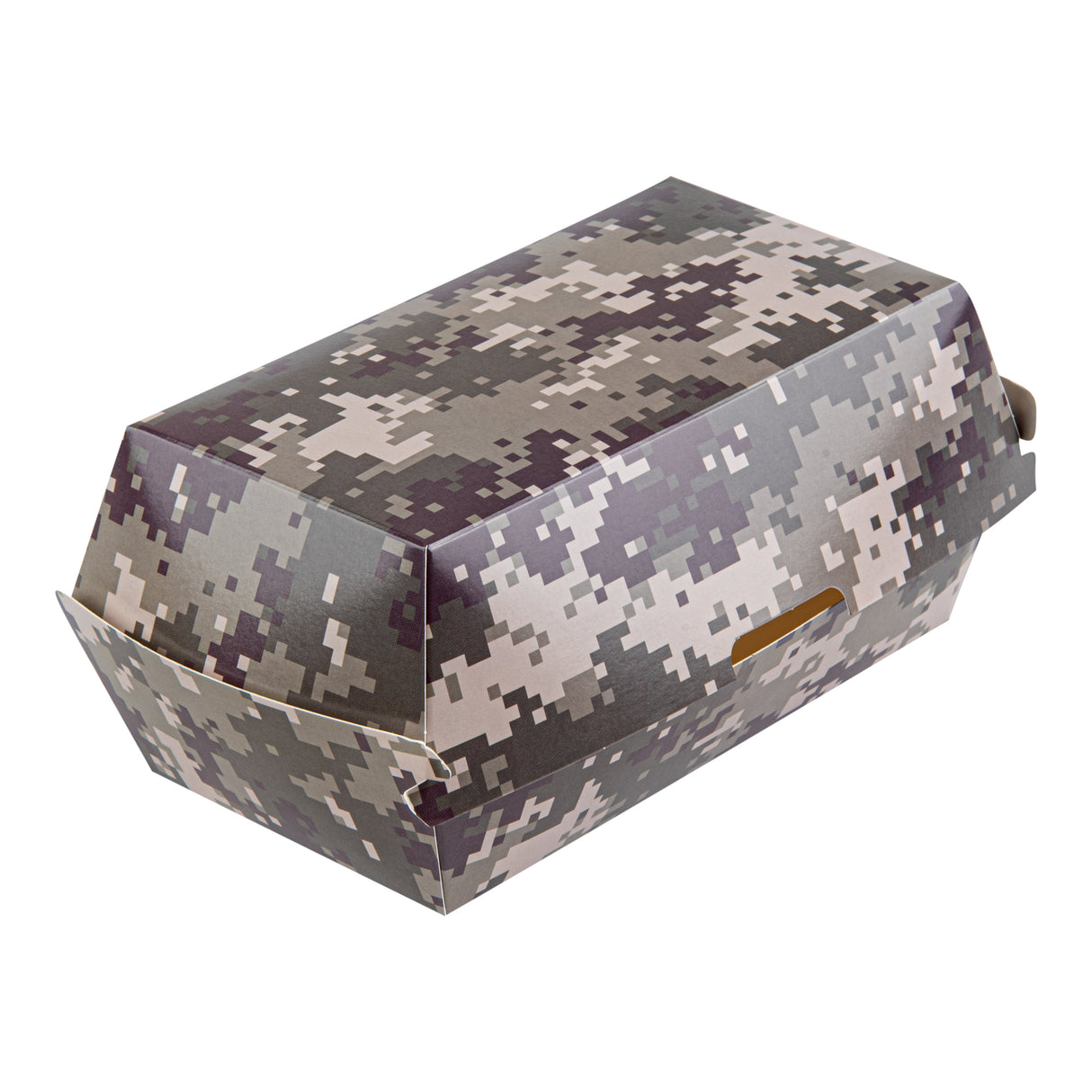 Containers, Hot Dog & Sandwich, Bio Tek 6.75 x 3.50 x 3.50 Inch, Paper, Camouflage, Rectangular,100 - 1 EACH