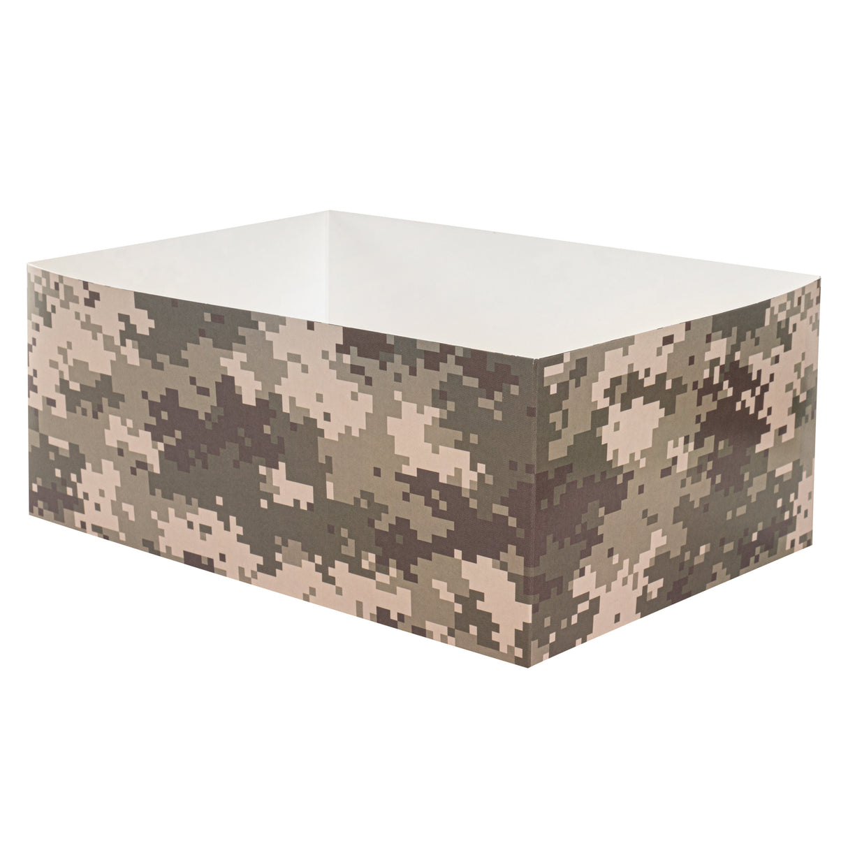 Trays, Sandwich & Burger, Bio Tek 8.50 x 6 x 3.50 Inch, Paper, Camouflage, Rectangular,100 - 1 EACH