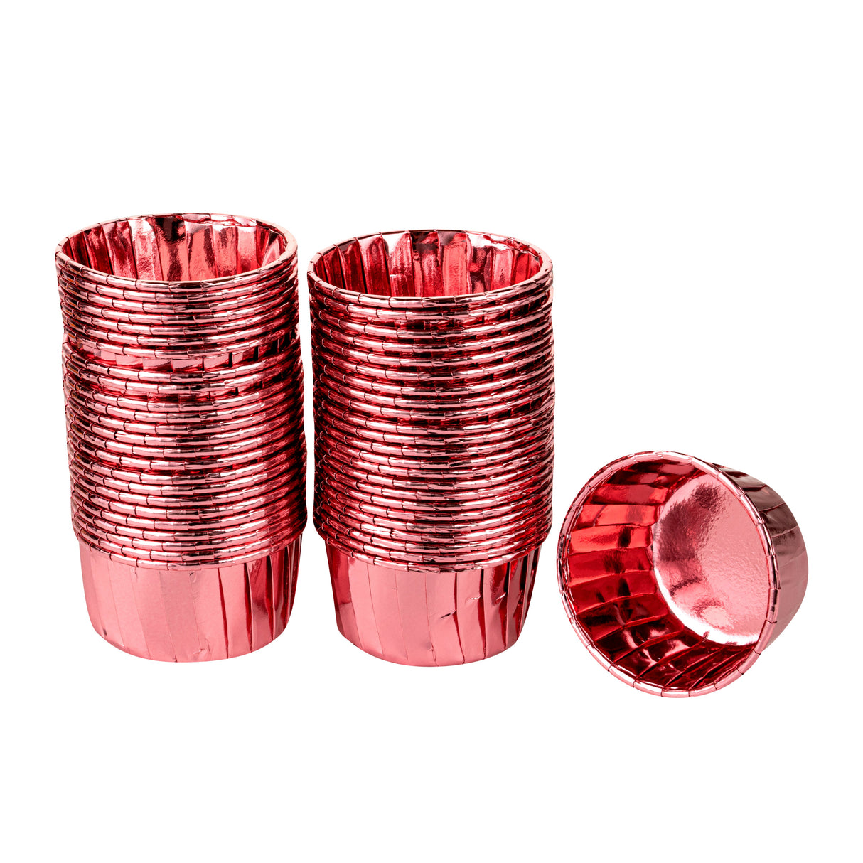 Cups, Baking, Panificio 3.50 Ounce, Foil Paper, Rose Gold,50 - 1 EACH