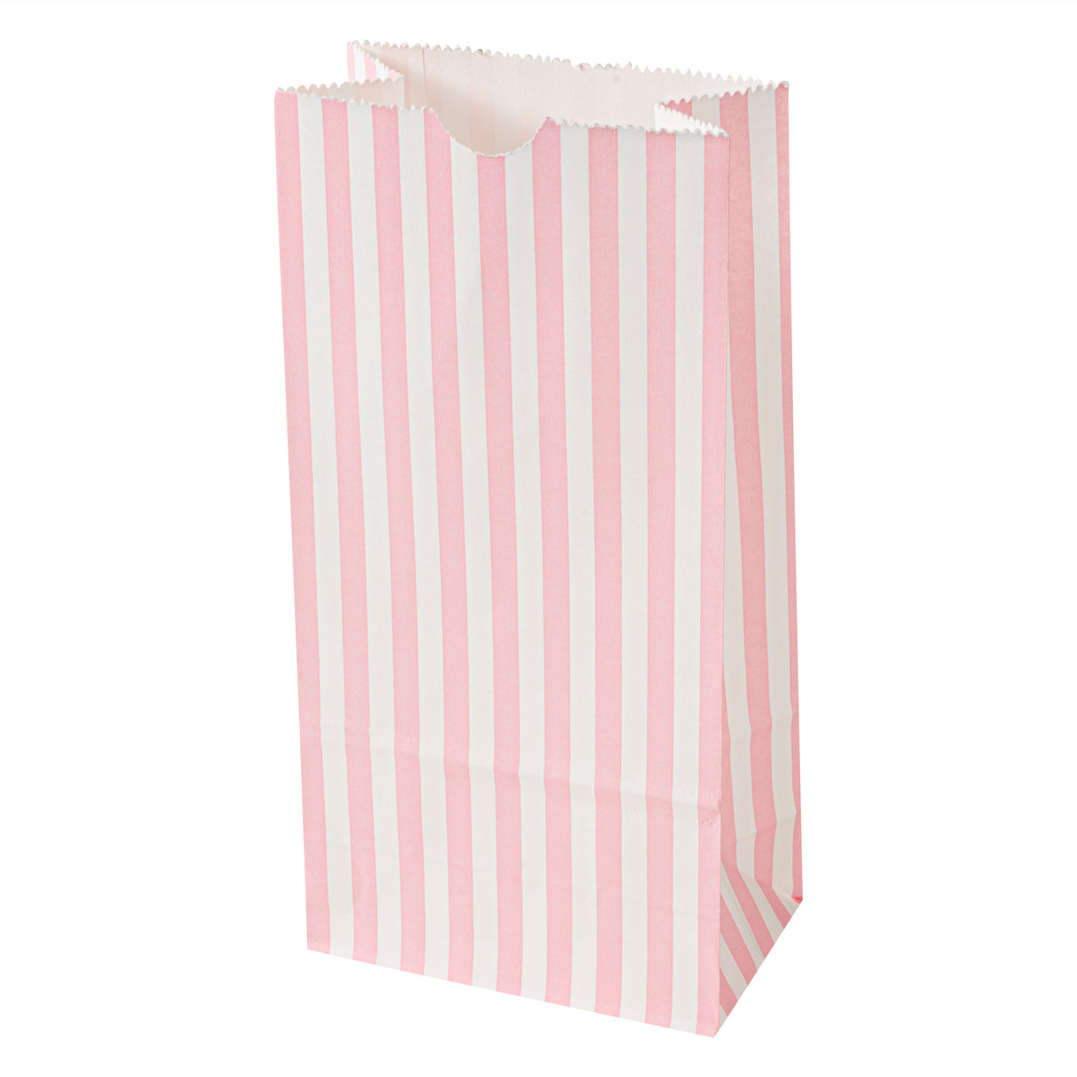 Bags, Bag Tek 4.25 x 2.25 x 8.50 Inch, Paper, Pink & White Stripe, 2 Pound,100 - 1 EACH