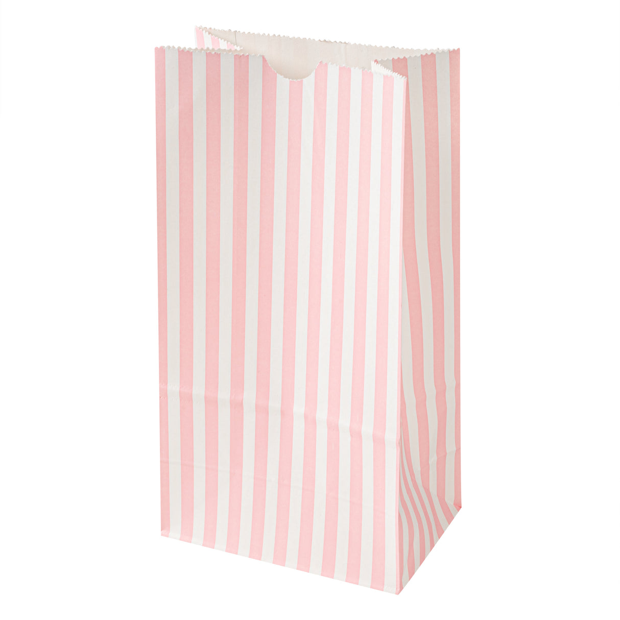 Bags, Bag Tek 5 x 3.25 x 9.50 Inch, Paper, Pink & White Stripe, 4 Pound,100 - 1 EACH