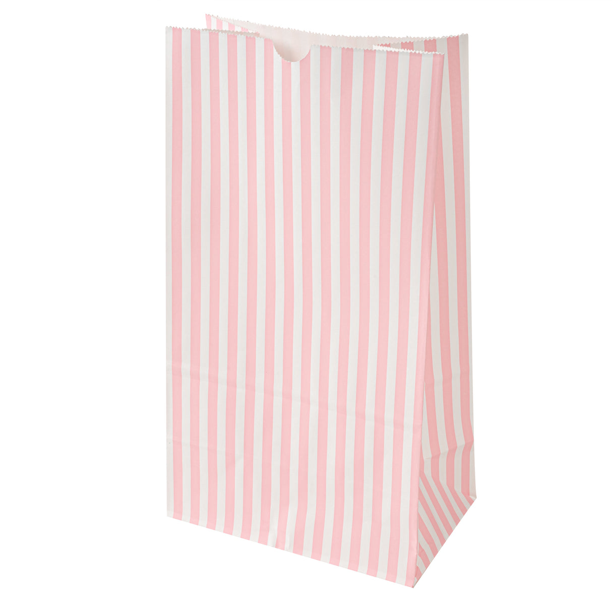 Bags, Bag Tek 7 x 4.25 x 12.50 Inch, Paper, Pink & White Stripe, 12 Pound,100 - 1 EACH