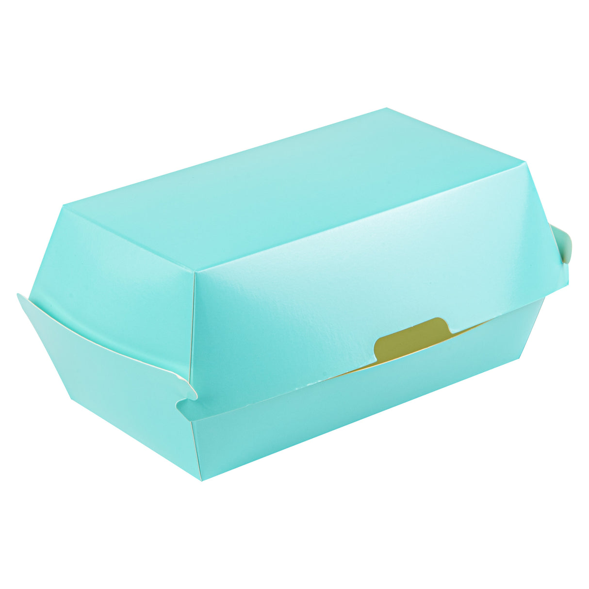 Containers, Hot Dog & Sandwich, Bio Tek 6.75 x 3.50 x 3.50 Inch, Paper, Turquoise, Rectangular,100 - 1 EACH