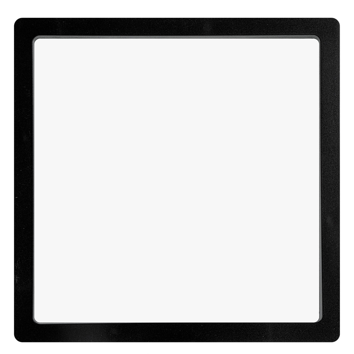 Cases, 3D Display, Display 7 x 7 x 0.75 Inch, Floating, Black, Plastic, Square,10 - 1 EACH