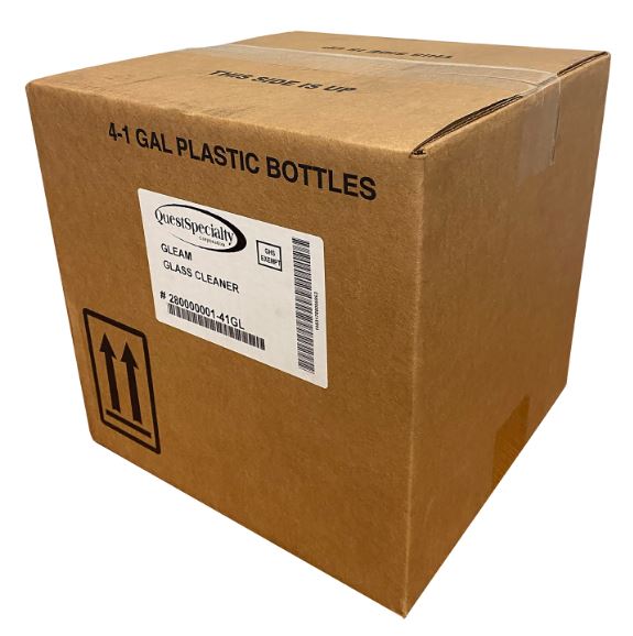 Cleaner, Glass, Ready-to-Use, Non-Ammoniated Liquid,4 - 1 GALLON