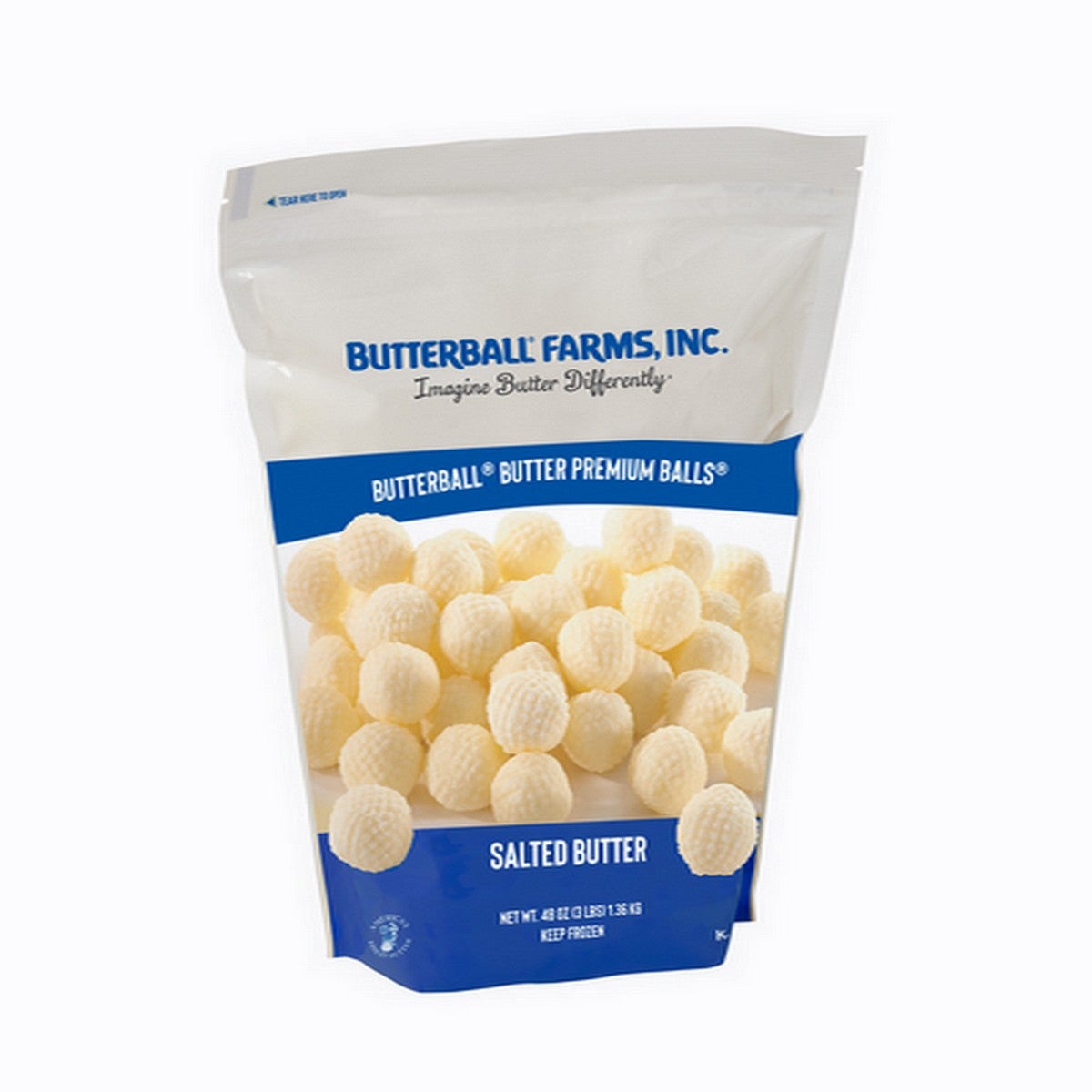 Butter Balls, Premium Scored, Salted, 0.25 Ounce,1 - 384 COUNT