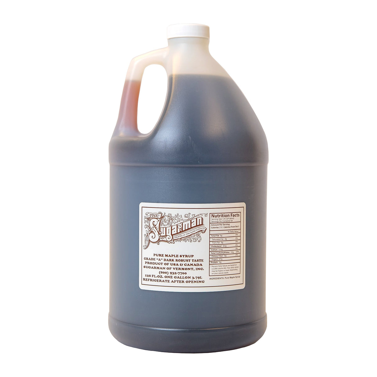Syrup, Maple, Pure Grade A, Dark Robust,4 - 1 GALLON