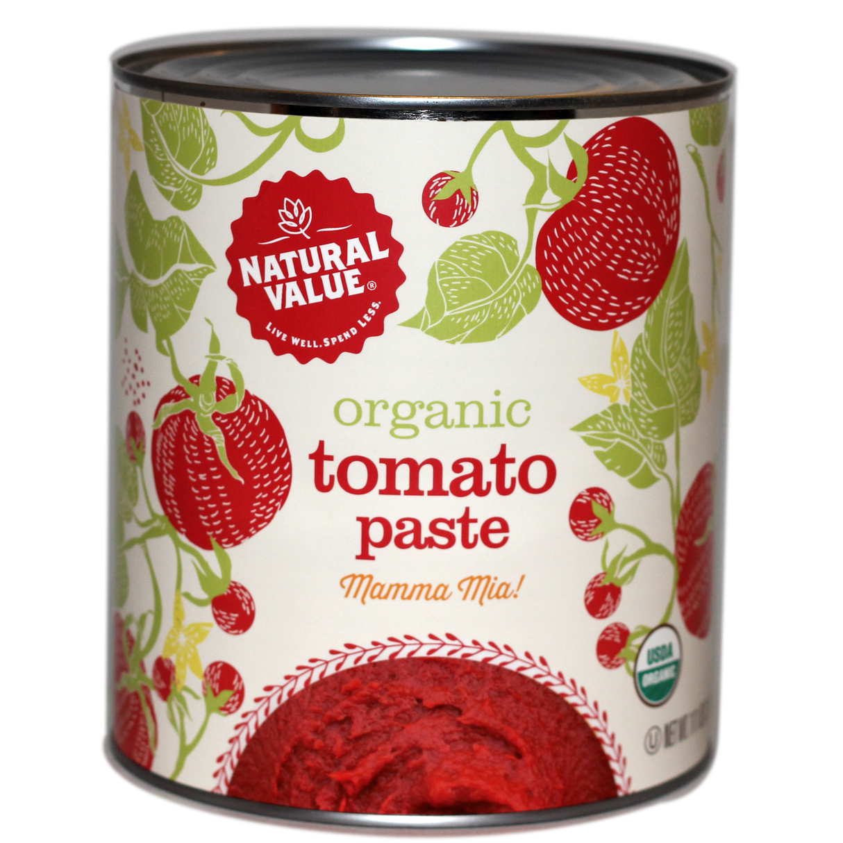 Tomato Paste, #10,6 - 111 OUNCE