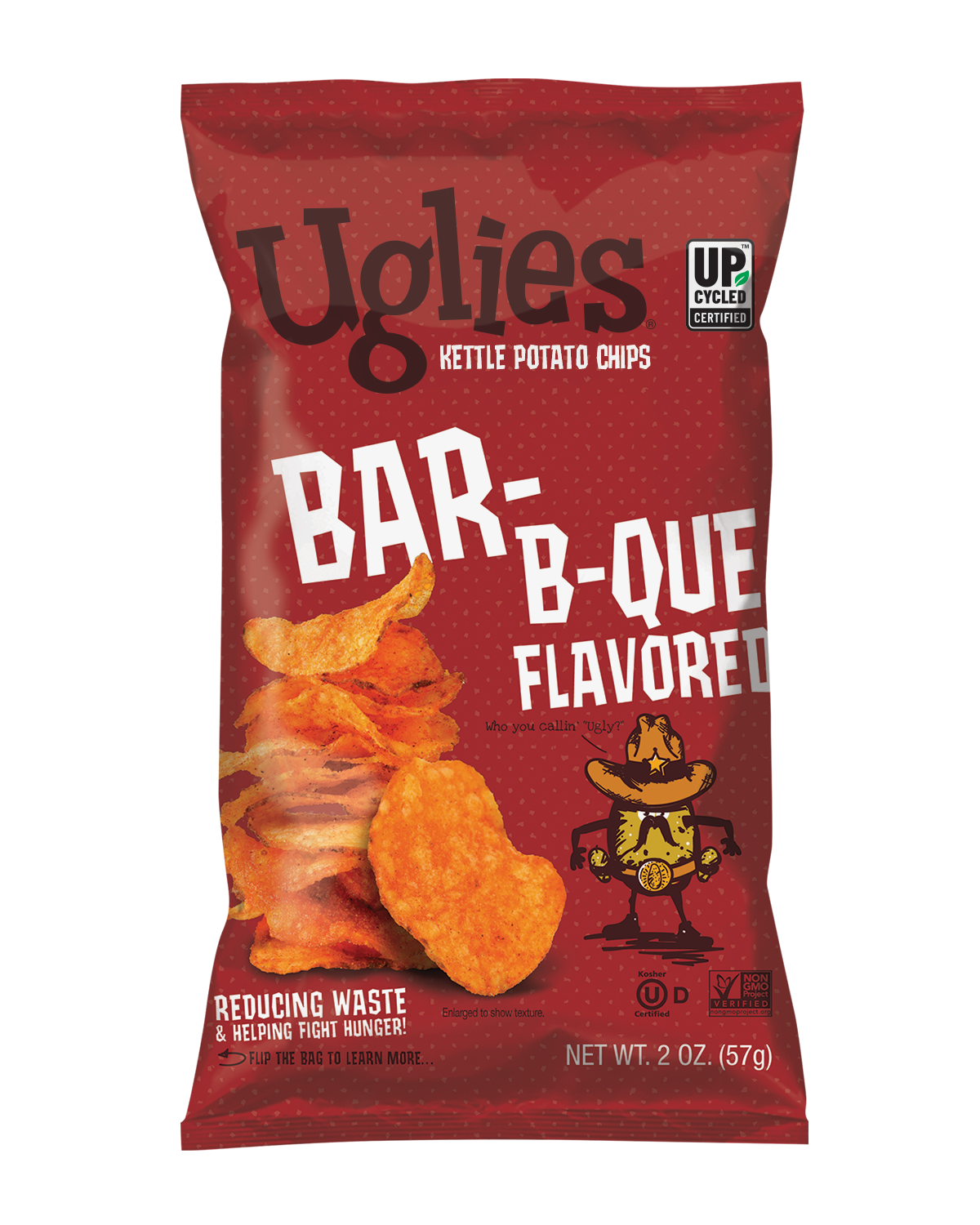 Chips, Potato, Kettle-Cooked, Barbeque,24 - 2 OUNCE