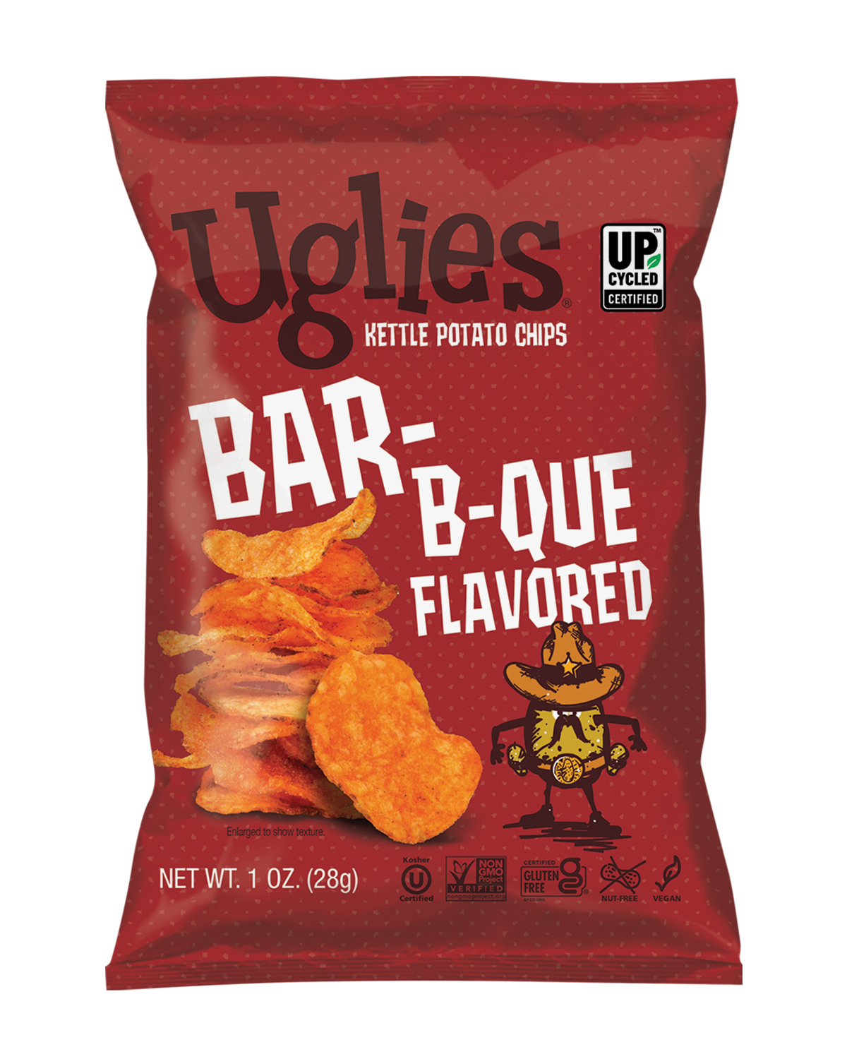 Chips, Potato, Kettle-Cooked, Barbeque,32 - 1 OUNCE