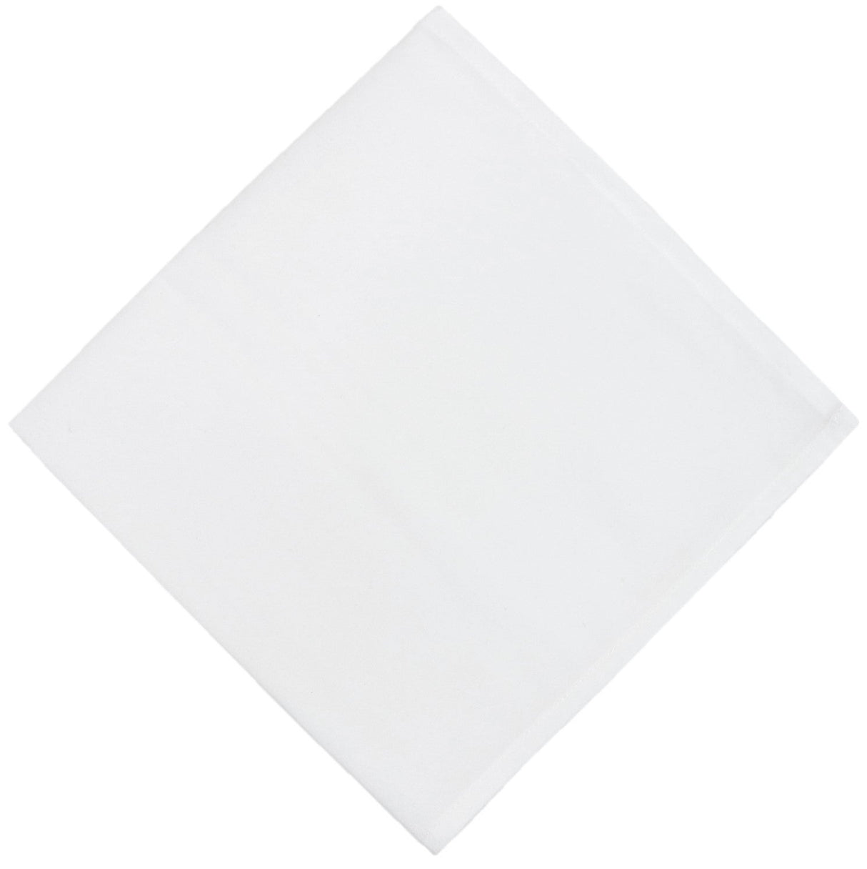Napkins, 20 x 20 Inch, White, Spun Polyester,25 - 12 COUNT