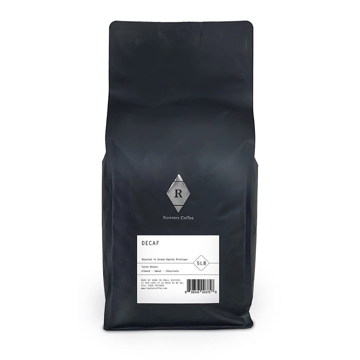 Coffee, Whole Bean, Decaffeinated,1 - 5 POUND