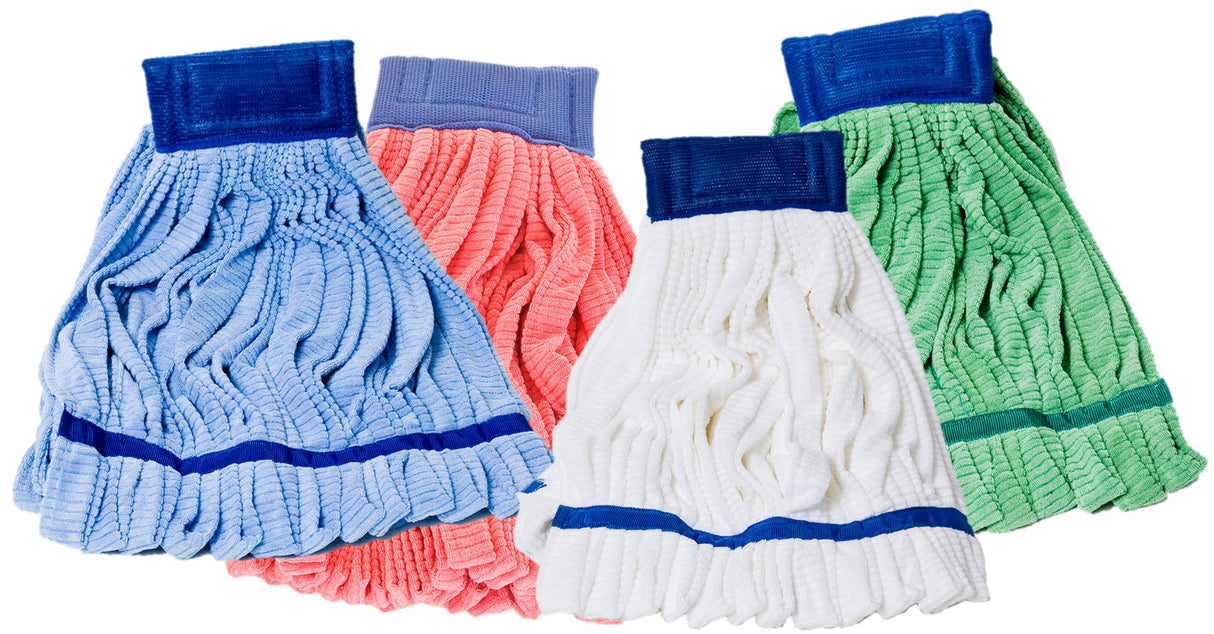 Mop Heads, Tube, 11 Ounce, Blue,12 - 1 EACH