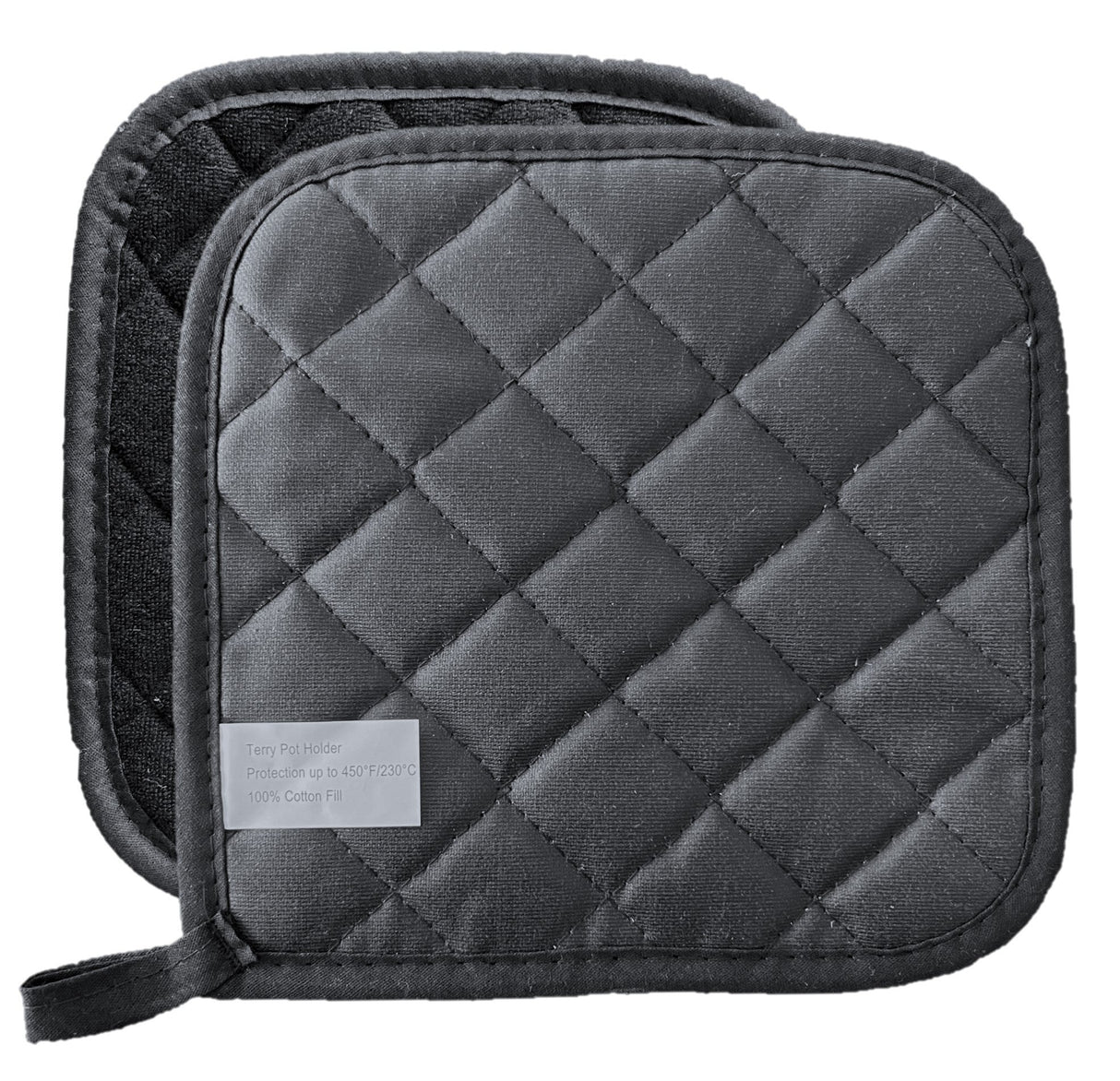 Holders, Pot, Pyrotex, Black,12 - 1 EACH