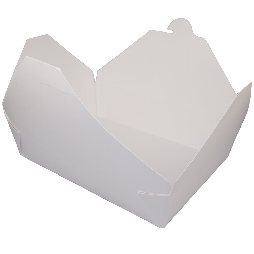 Containers, Food, #2, Paper, White,4 - 50 COUNT