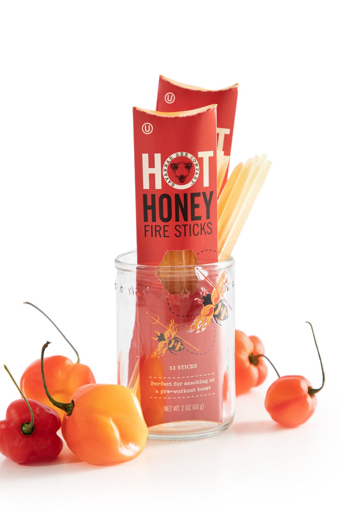 Honey Straws, Hot, 0.17 Ounce,24 - 12 COUNT