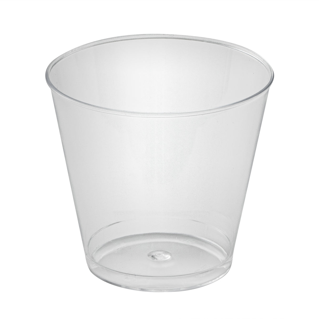 Glass, Plastic Whiskey, RW Base, 1 Ounce, Clear, 1.75 x 1.75 x 1.50 Inch,50 - 1 EACH