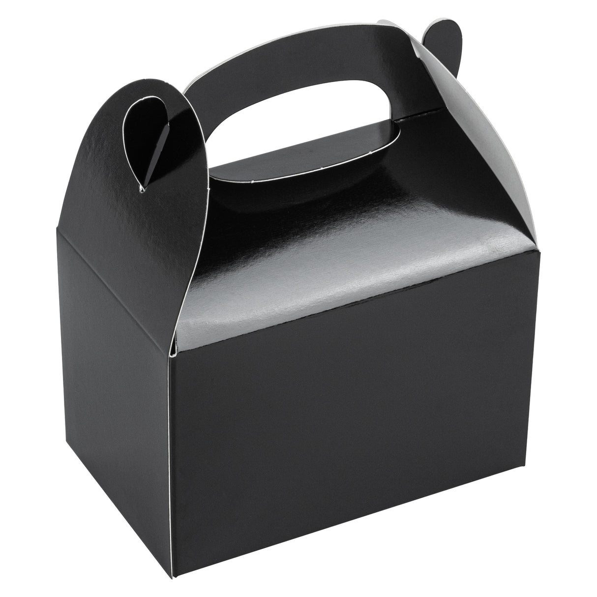 Boxes, Gable & Lunch, Bio Tek 4 x 2.50 x 2.50 Inch, Greaseproof Paper, Black,25 - 1 EACH