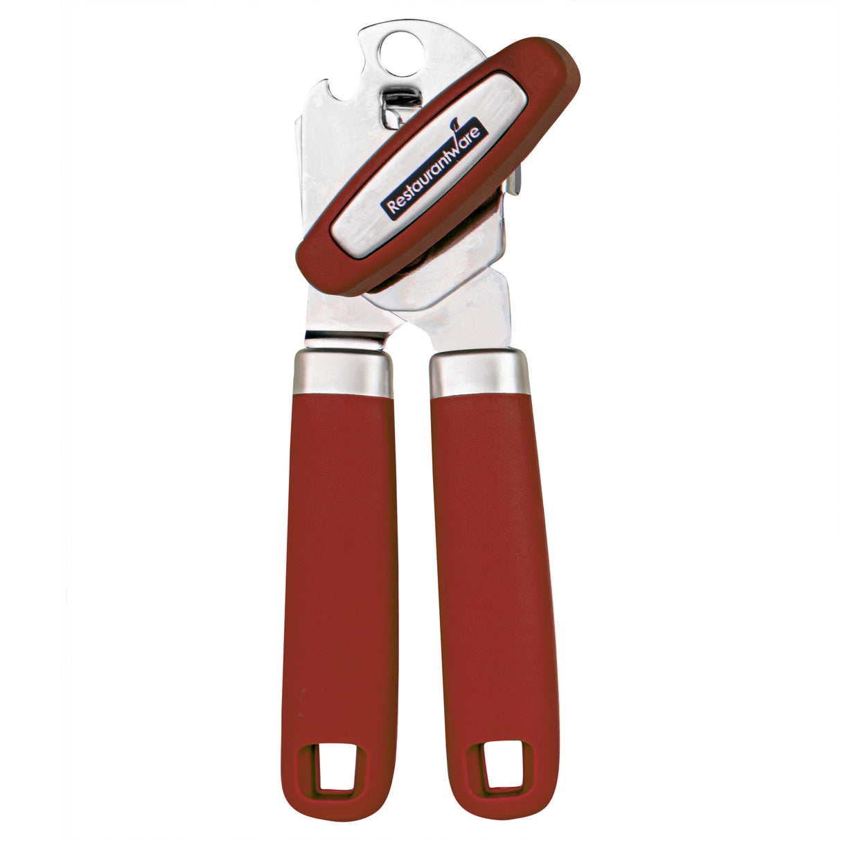 Can Opener, Manual, Comfy Grip, Stainless Steel, Red, 7.75 x 2 x 2.25 Inch,1 - 1 EACH