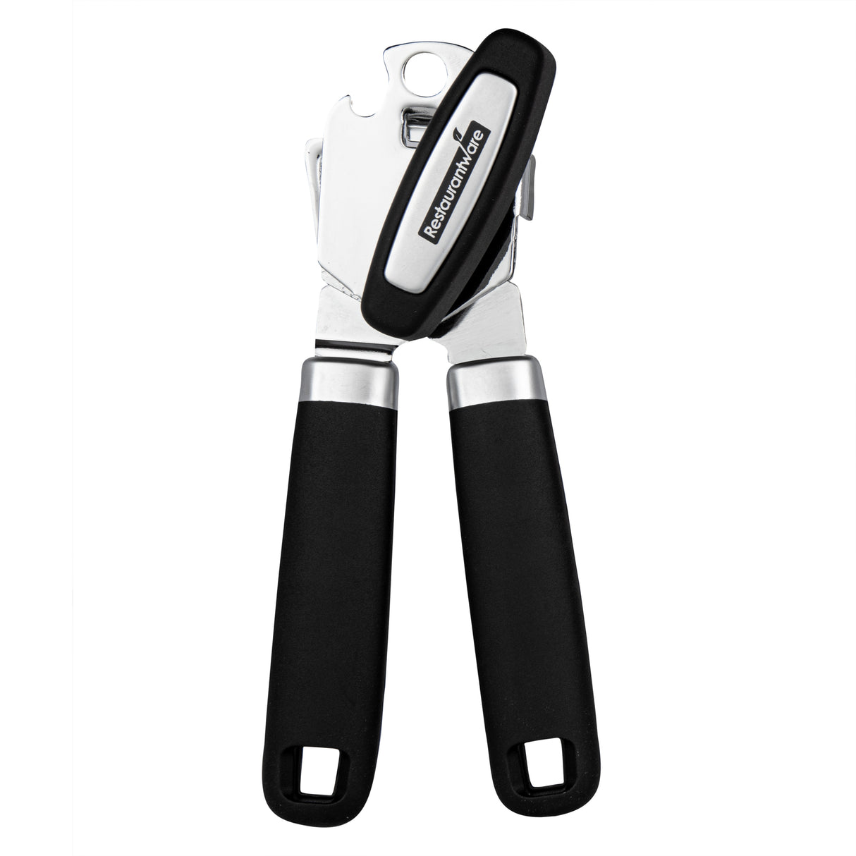 Can Opener, Manual, Comfy Grip, Stainless Steel, Black, 7.75 x 2 x 2.25 Inch,1 - 1 EACH