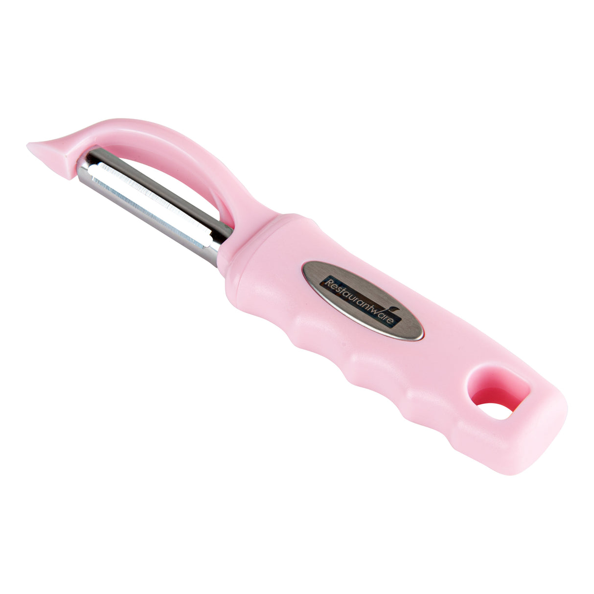 Peeler, Vegetable, Comfy Grip, 7.50 Inch, Stainless Steel, Pink,1 - 1 EACH
