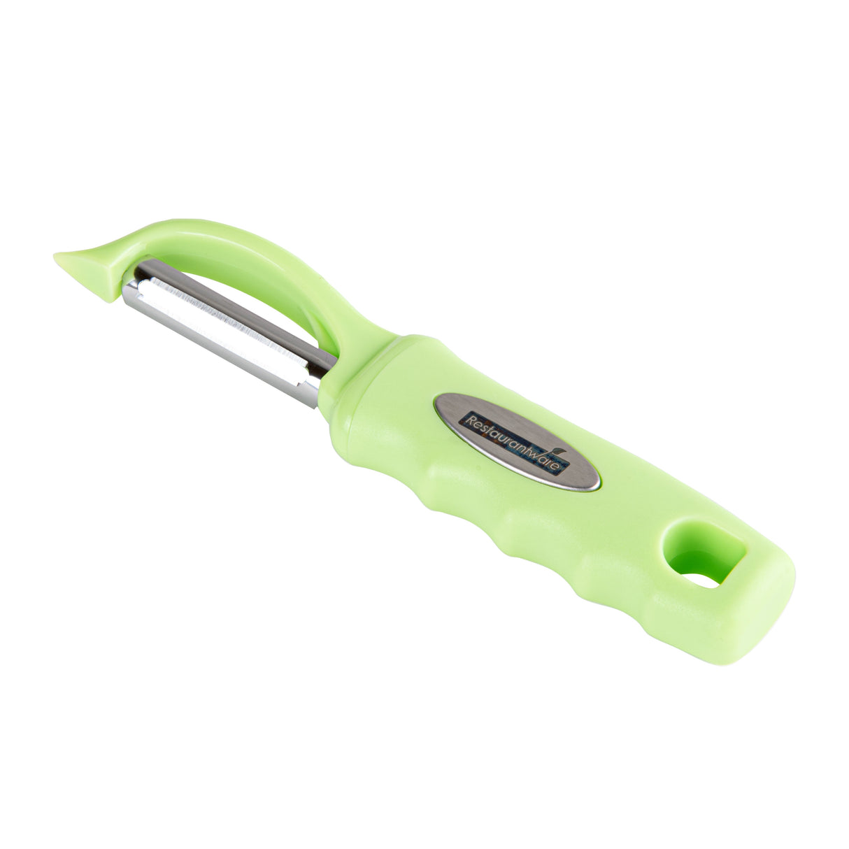 Peeler, Vegetable, Comfy Grip, 7.50 Inch, Stainless Steel, Green,1 - 1 EACH