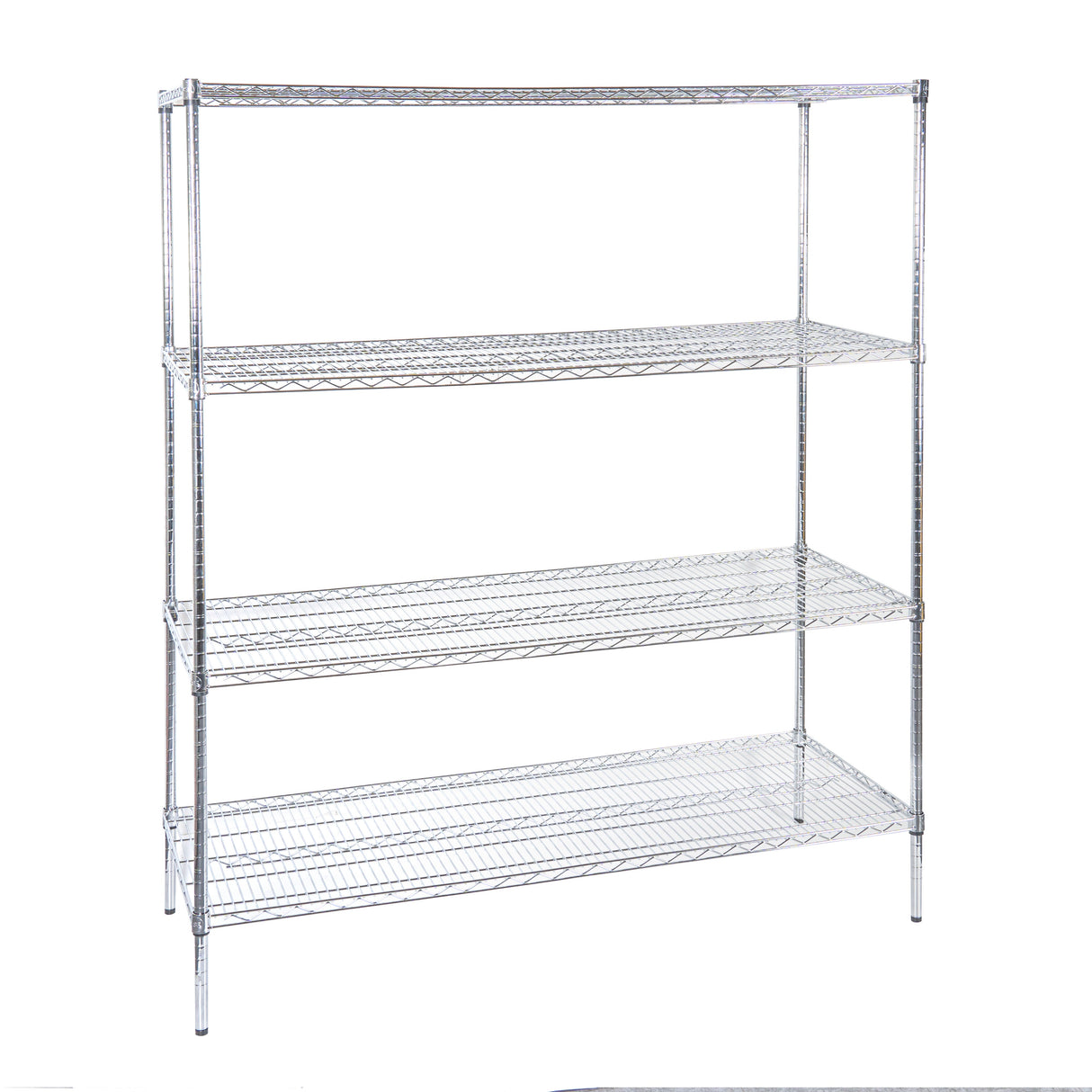 Shelves, NSF, RW Base, 24 x 60 Inch, Chrome,4 - 1 EACH
