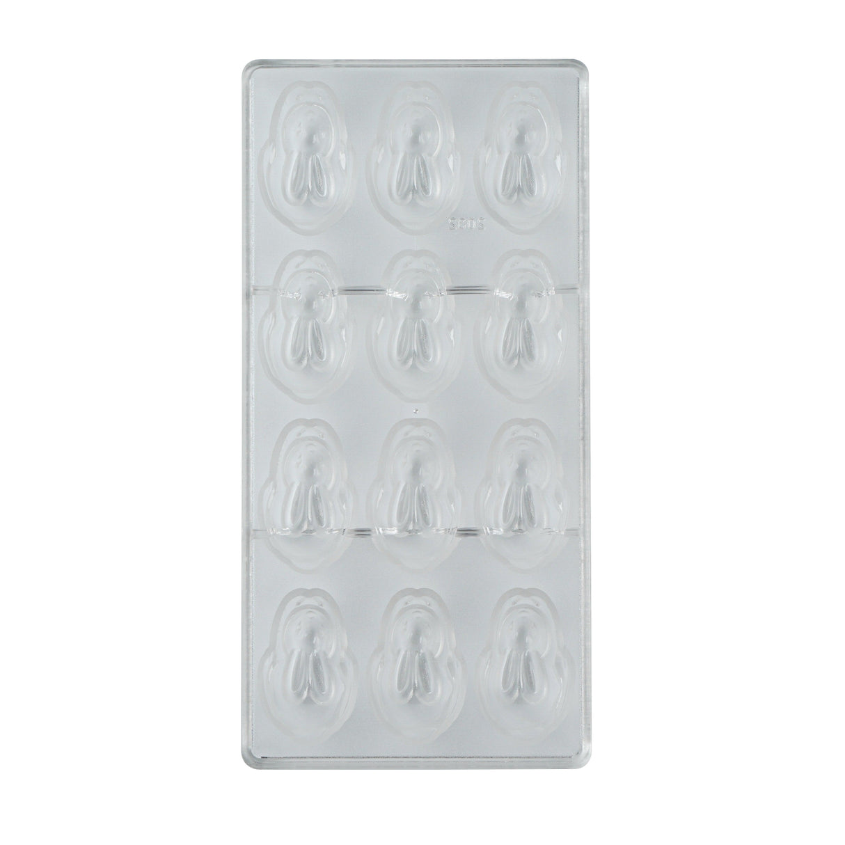 Molds, Candy & Chocolate, Pastry Tek 12-Compartment, Bunny, Polycarbonate,1 - 1 EACH