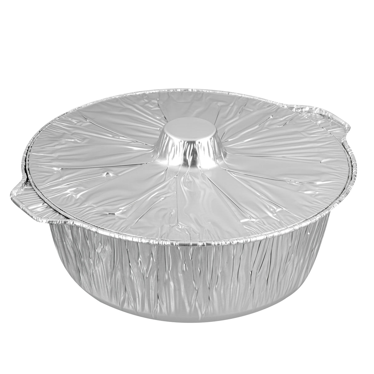 Pots, Foil Lux 6 Quart, Aluminum Foil, 13.50 x 12 x 4.75 Inch, with Lid,10 - 1 EACH