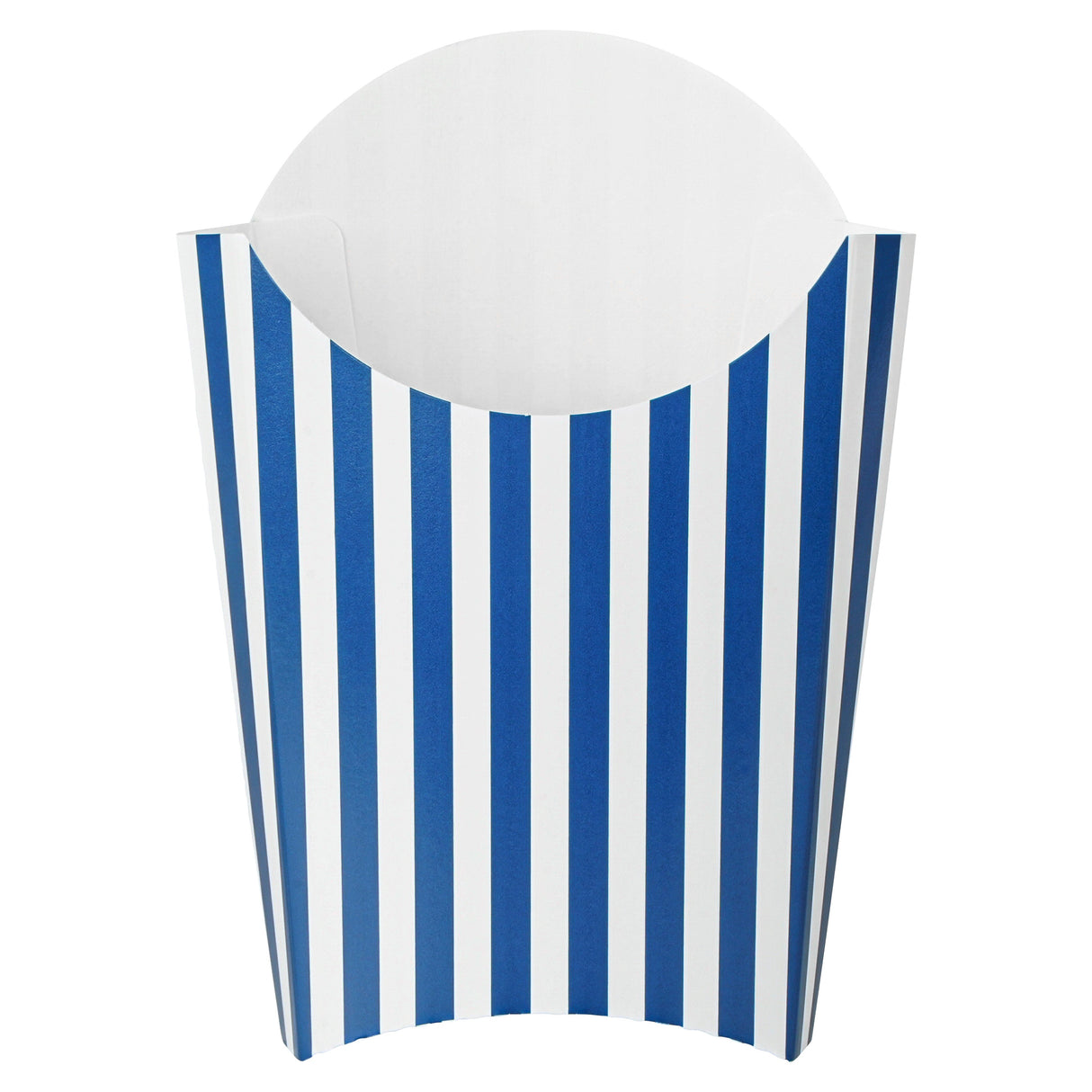 Containers, To-Go Fry & Snack, Bio Tek 4 Ounce, Paper, Blue & White, 4.75 x 3.50 x 5 Inch,100 - 1 EACH