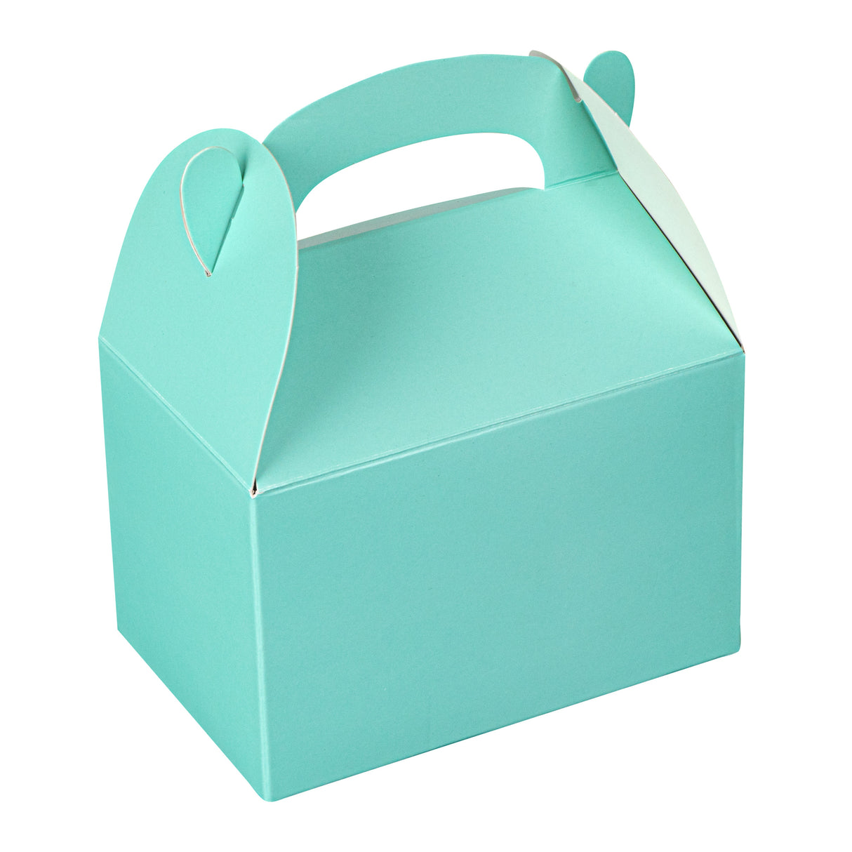 Boxes, Gable & Lunch, Bio Tek 4 x 2.50 x 2.50 Inch, Paper, Turquoise,4 - 25 COUNT