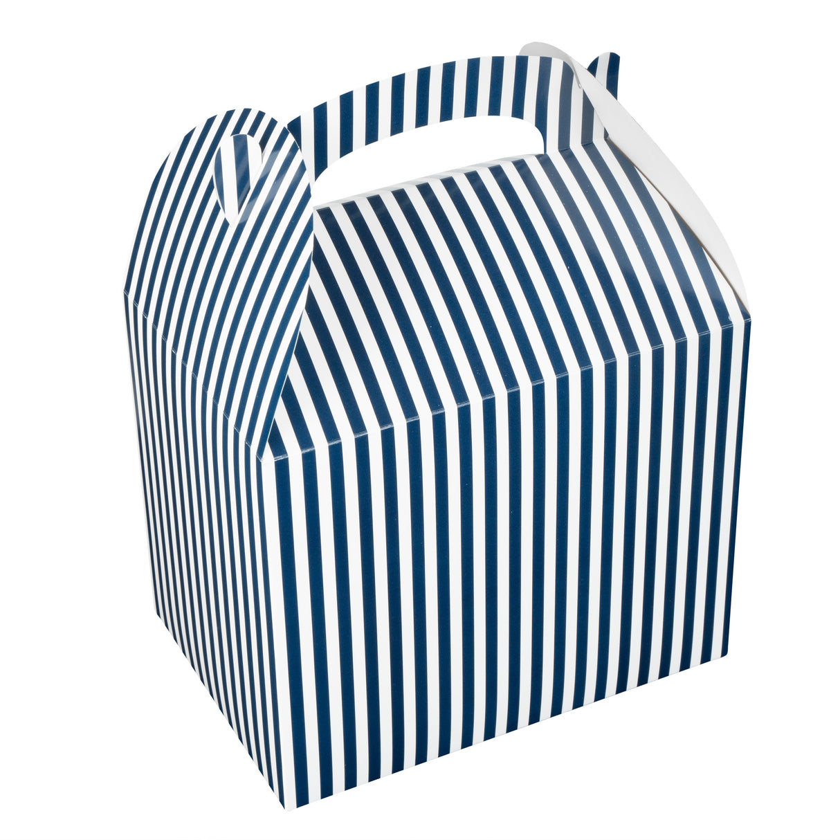 Boxes, Gable & Lunch, Bio Tek 10 x 7 x 8 Inch, Paper, Blue & White,4 - 25 COUNT