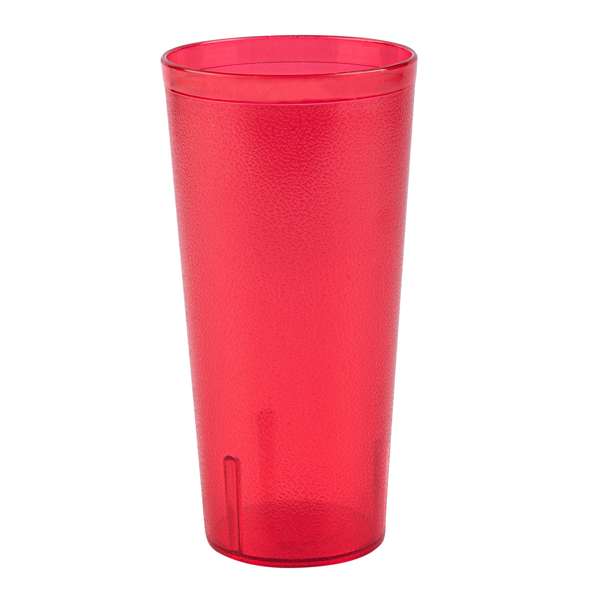Tumblers, Plastic, Bev Tek, Red 24 Ounce, SAN, Pebbled, 3.50 x 3.50 x 7 Inch,5 - 10 COUNT