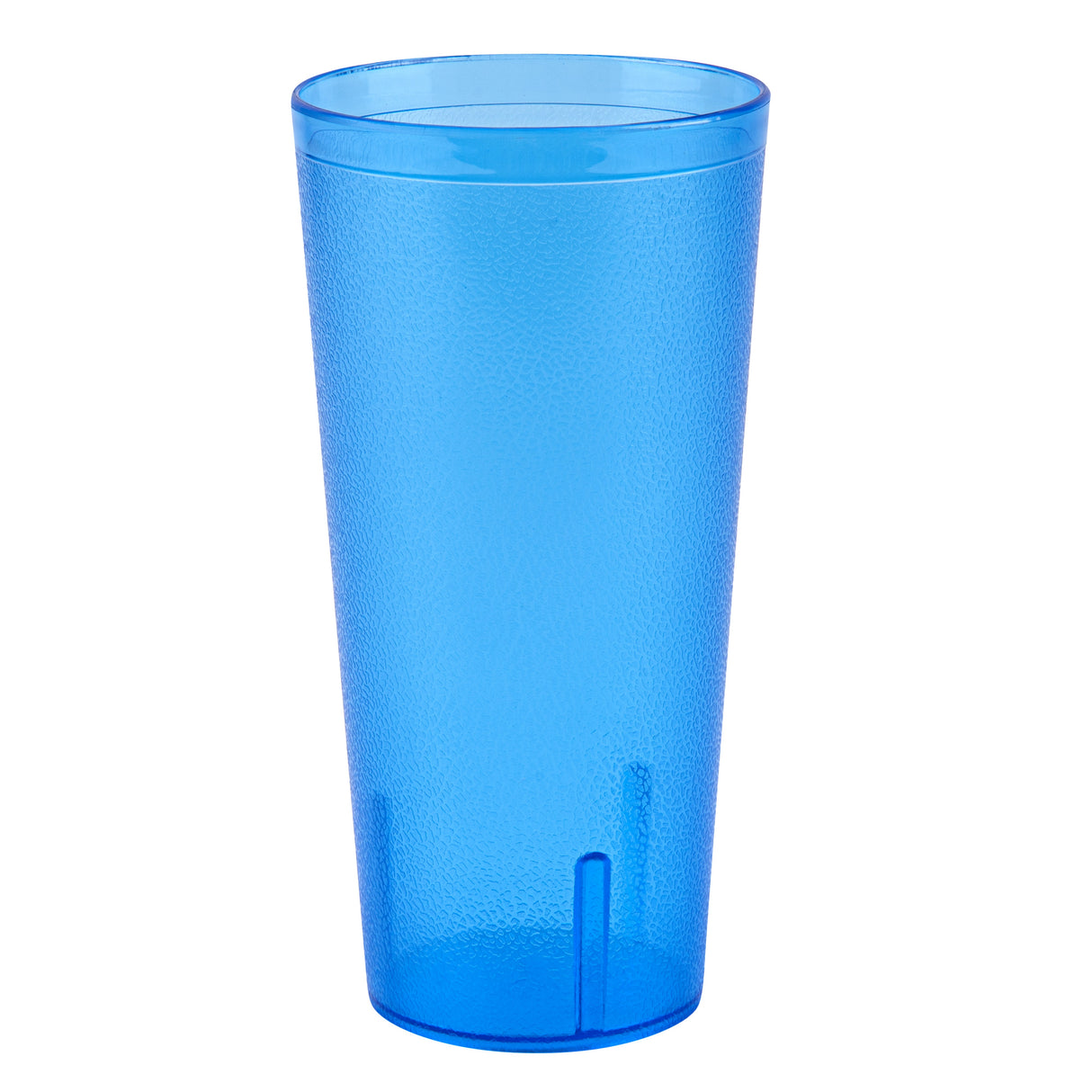 Tumblers, Plastic, Bev Tek, Blue 24 Ounce, SAN, Pebbled, 3.50 x 3.50 x 7 Inch,5 - 10 COUNT