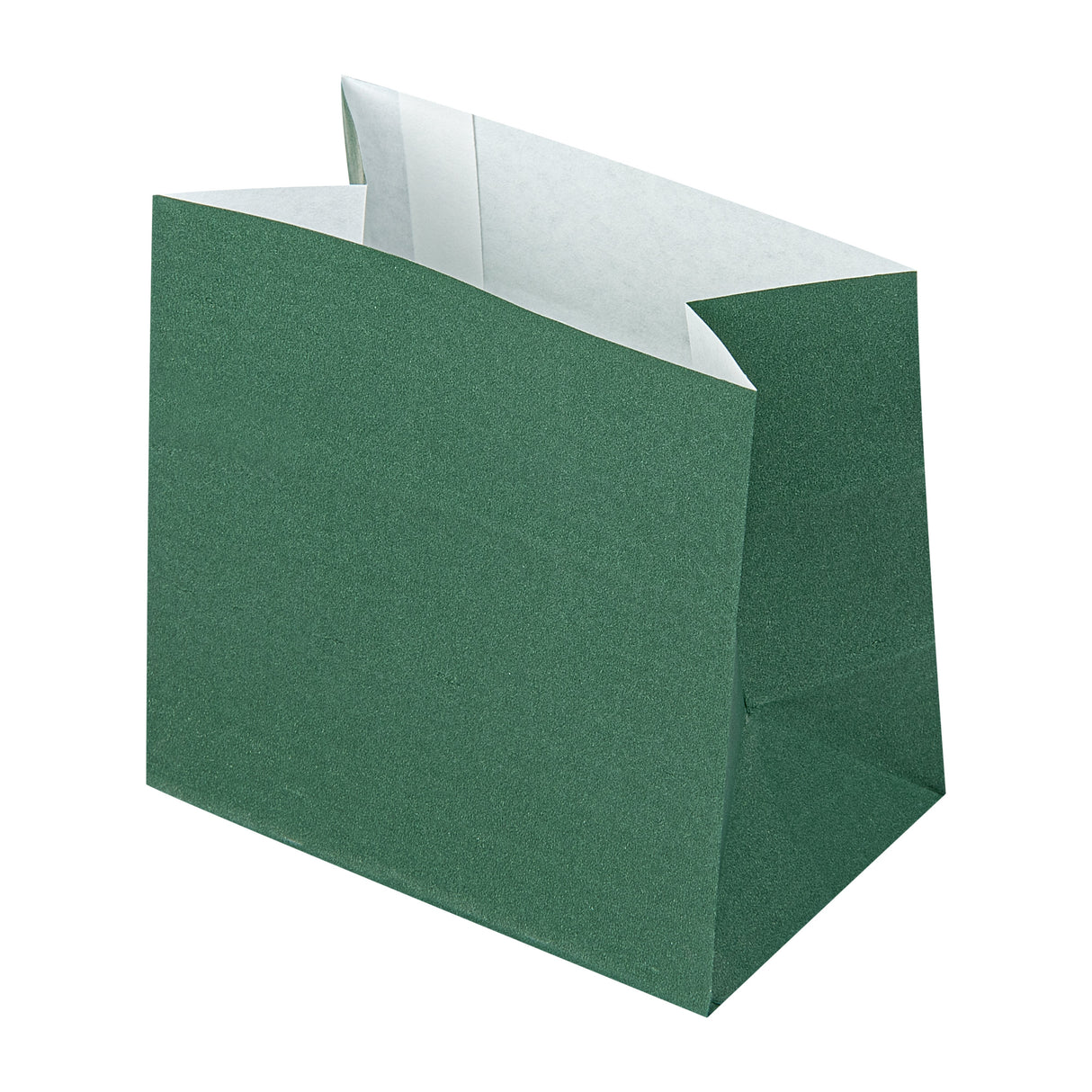 Bags, Snack, Bag Tek 3.75 x 2.25 x 3.75 Inch, Paper, Forest Green, Small,100 - 1 EACH