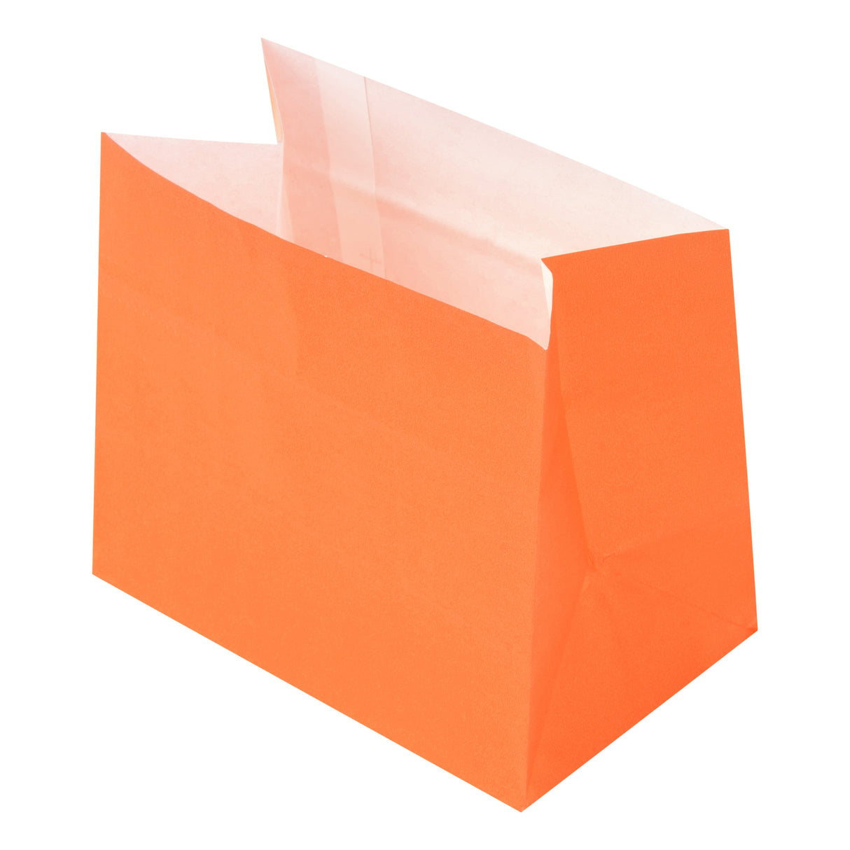 Bags, Snack, Bag Tek 4.25 x 2.50 x 3.75 Inch, Paper, Tangerine Orange, Large,100 - 1 EACH