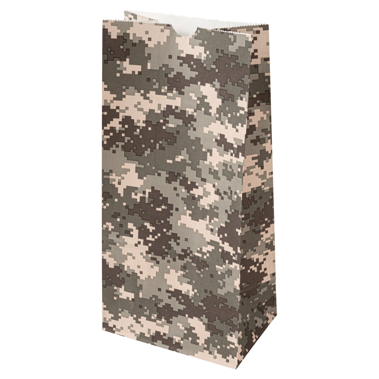 Bags, Bag Tek 6 x 4 x 11.75 Inch, Paper, Camouflage, 8 Pound,100 - 1 EACH