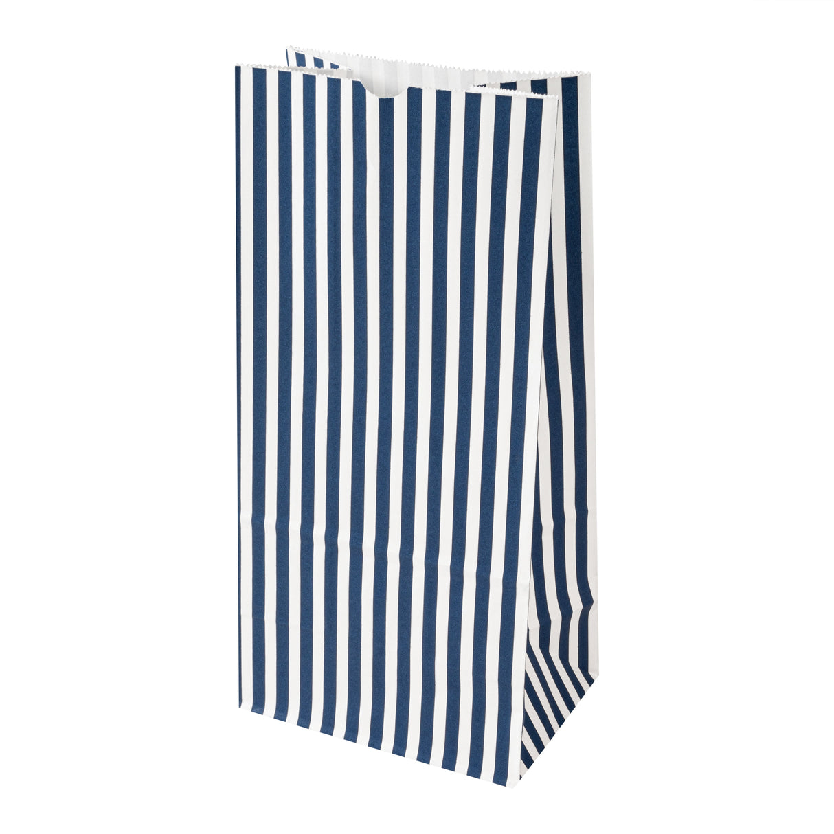 Bags, Bag Tek 6 x 4 x 11.75 Inch, Paper, Blue & White Stripe, 8 Pound,100 - 1 EACH