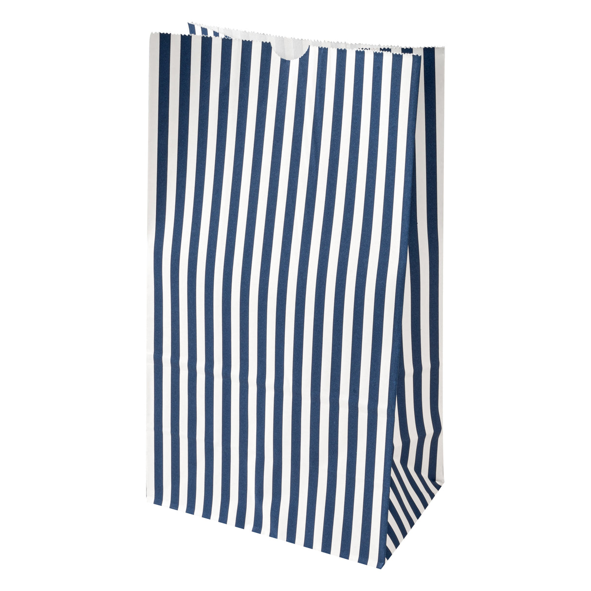 Bags, Bag Tek 7 x 4.25 x 12.50 Inch, Paper, Blue & White Stripe, 12 Pound,100 - 1 EACH