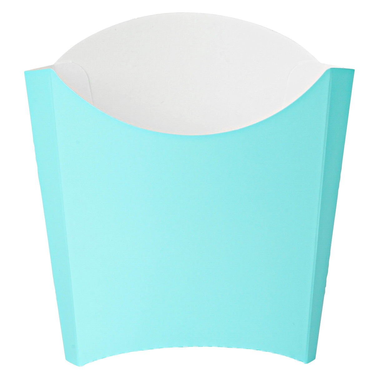Containers, To-Go Fry & Snack, Bio Tek 3 Ounce, Paper, Turquoise, 4.50 x 3.25 x 3.75 Inch,100 - 1 EACH