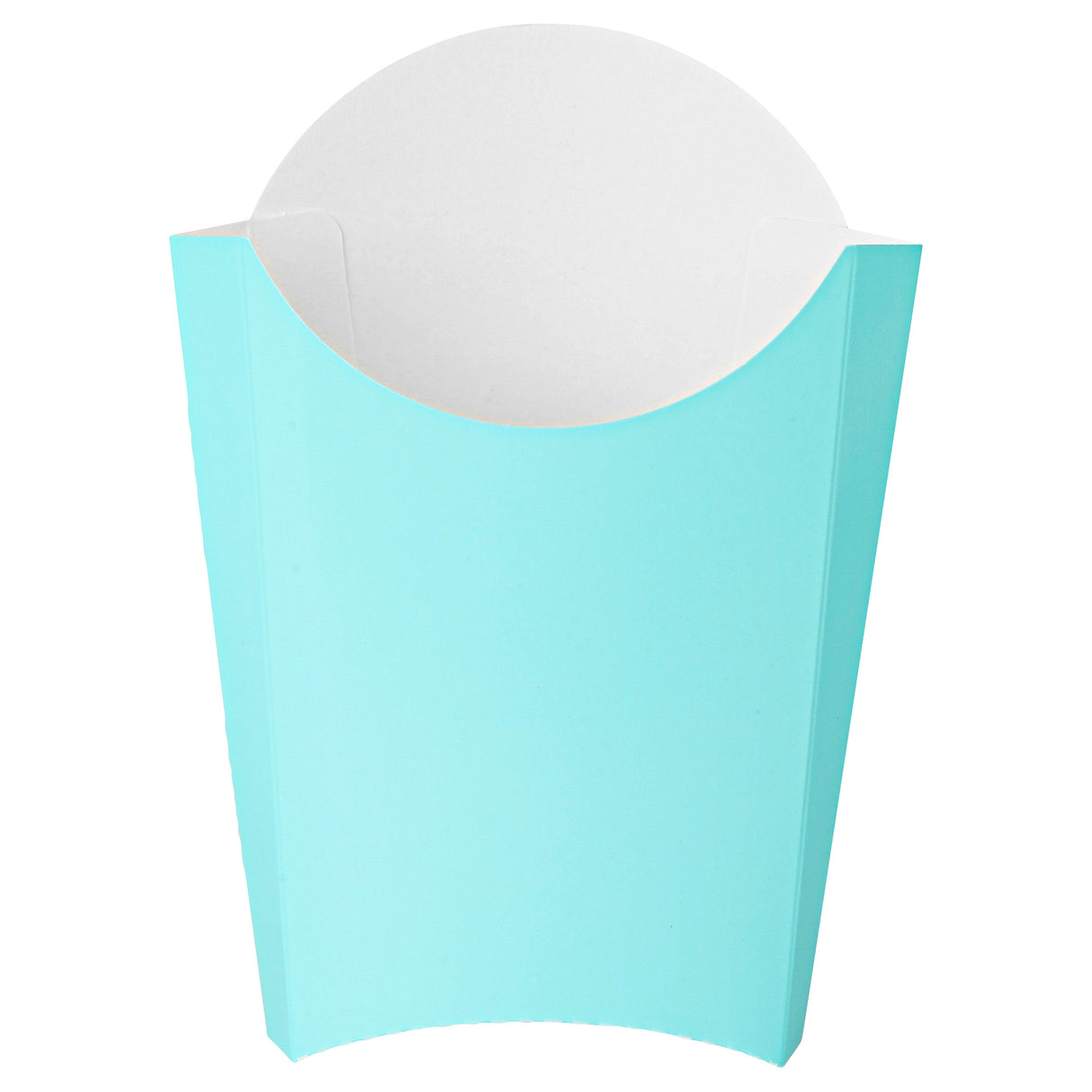 Containers, To-Go Fry & Snack, Bio Tek 4 Ounce, Paper, Turquoise, 4.75 x 3.50 x 5 Inch,100 - 1 EACH