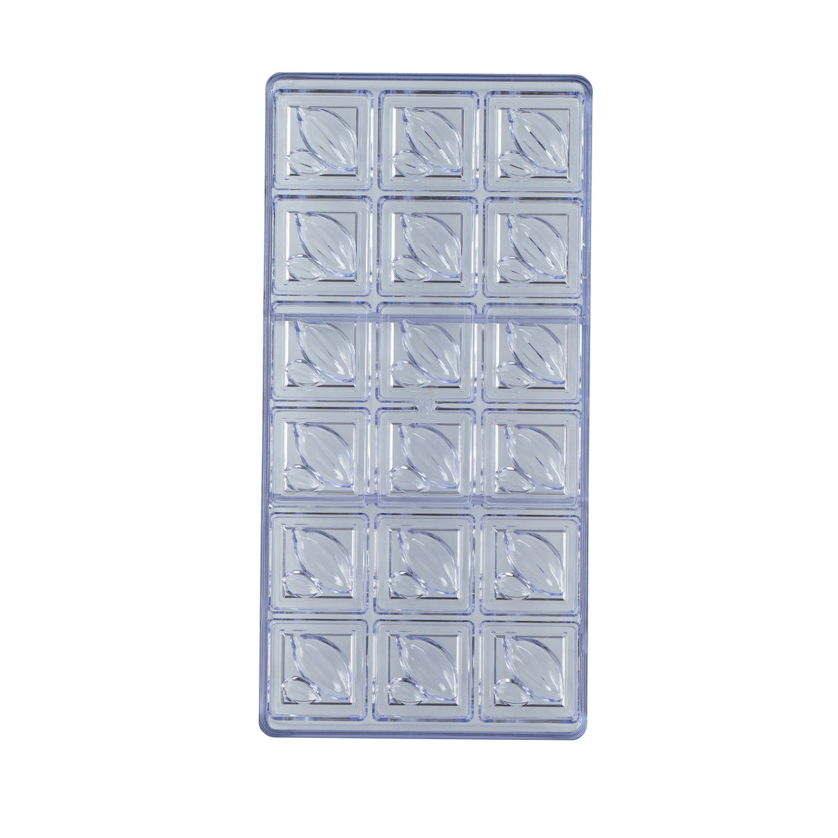 Molds, Candy & Chocolate, Pastry Tek 18-Compartment, Cocoa Bean, Polycarbonate,10 - 1 EACH