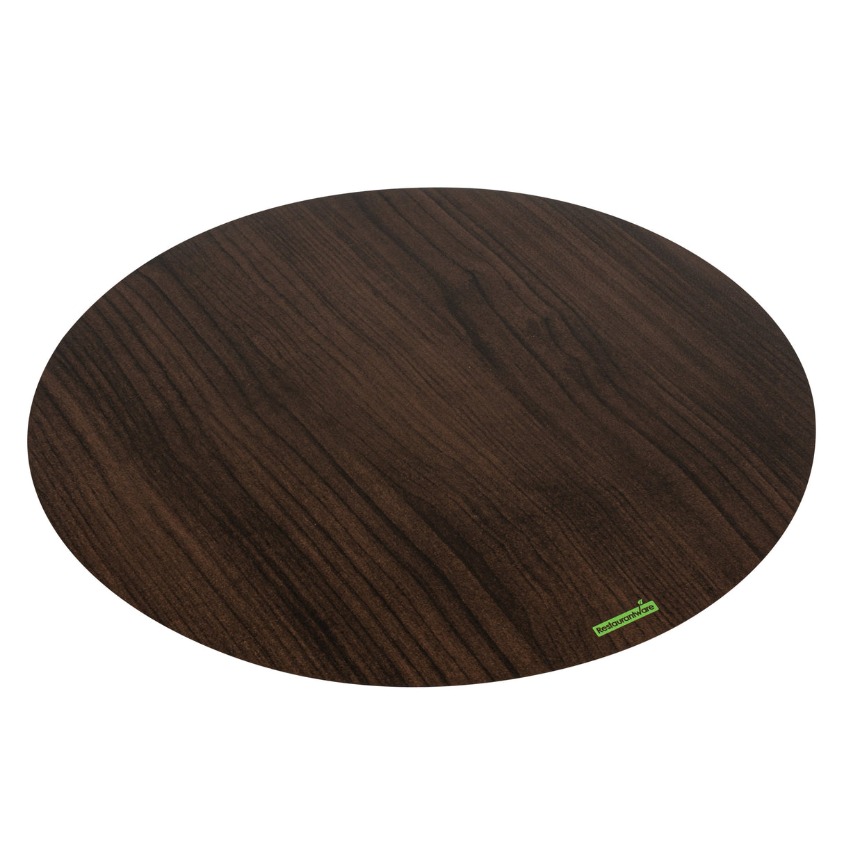 Boards, Cheese & Charcuterie, Cater Tek 13.75 x 13.75 Inch, Paper, Dark Faux Wood Print, Round,10 - 1 EACH
